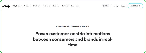 Braze customer engagement tool