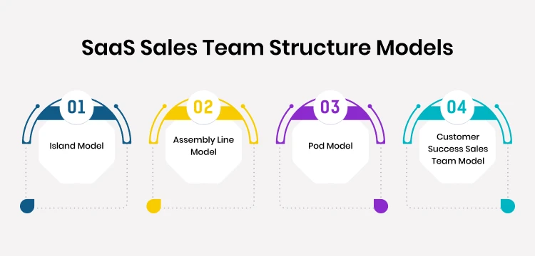 models of the saas sales team structure